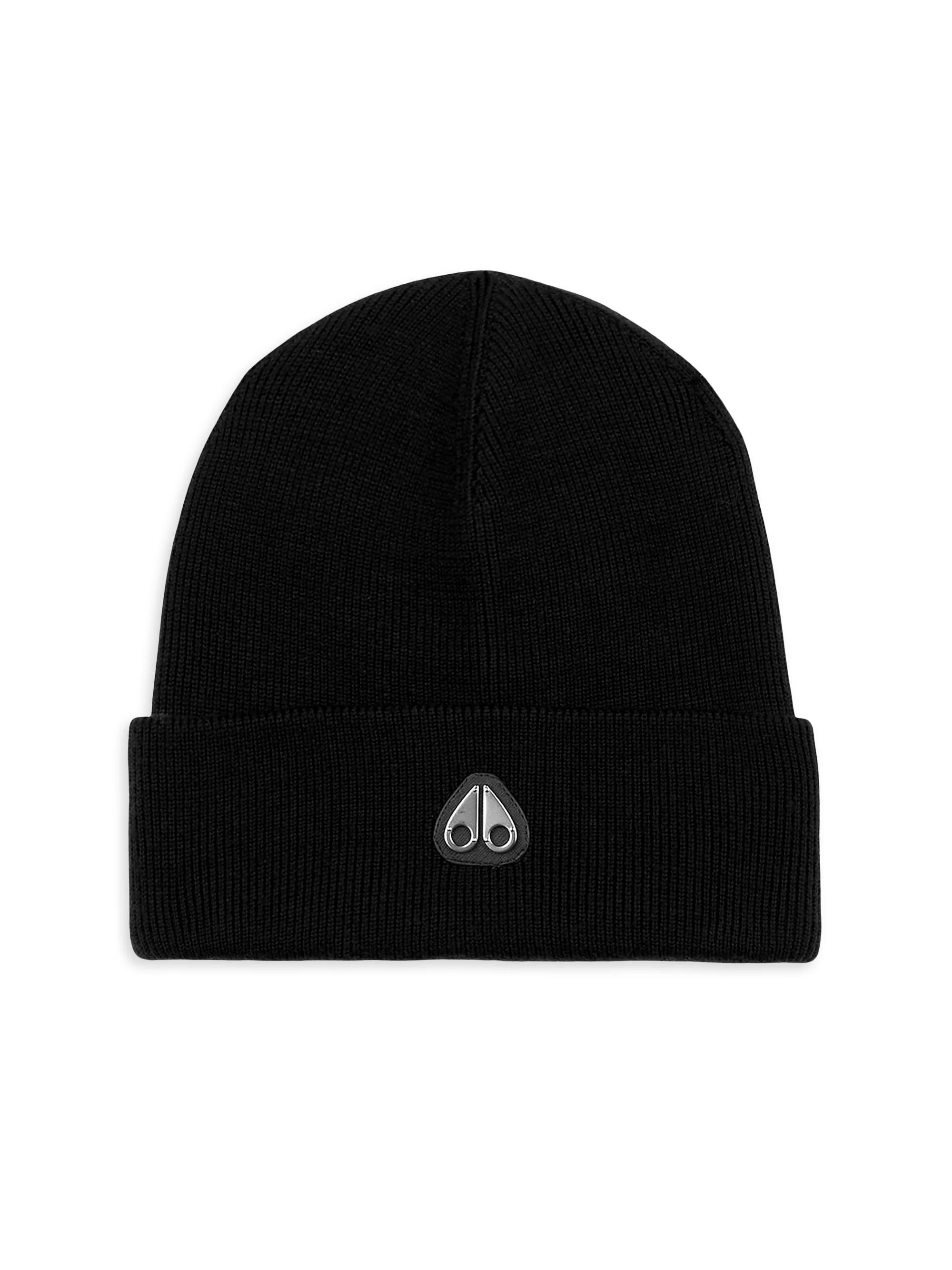 Men's Parnis Wool Beanie - Black - 1
