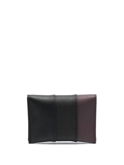 SUNNEI tri-colour leather wallet outlook