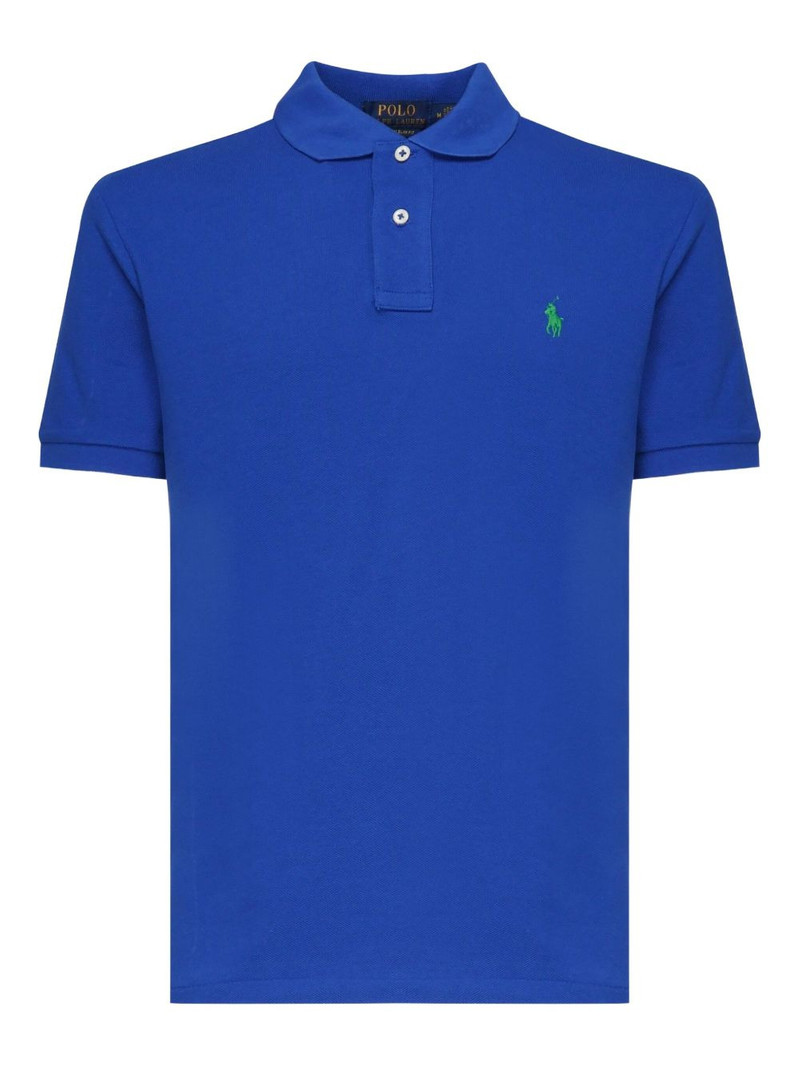 embroidered-logo polo shirt 1