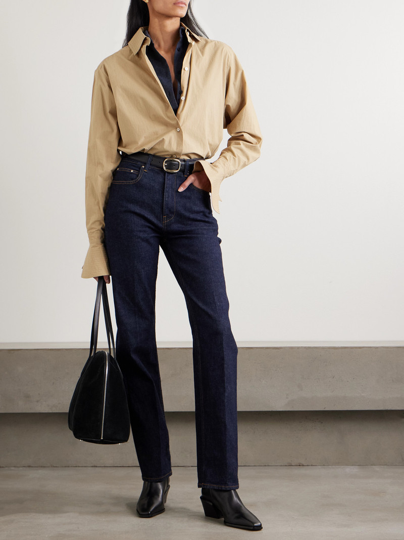 OSSOU Haze Oversized Cotton-poplin Shirt outlook