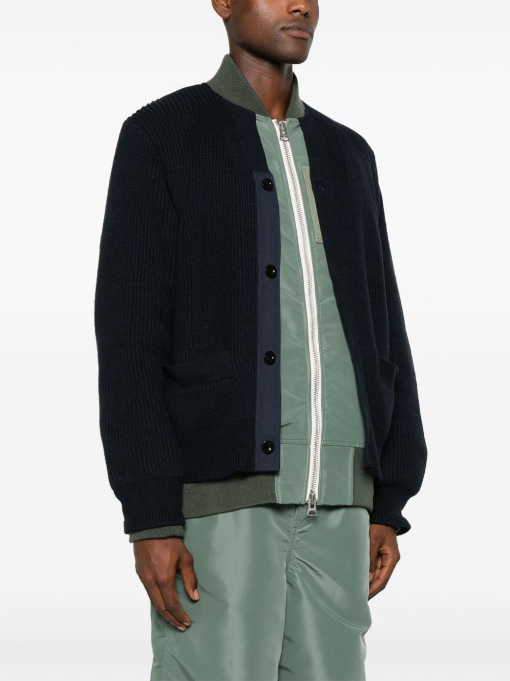 Sacai Men Layered Jacket - 5