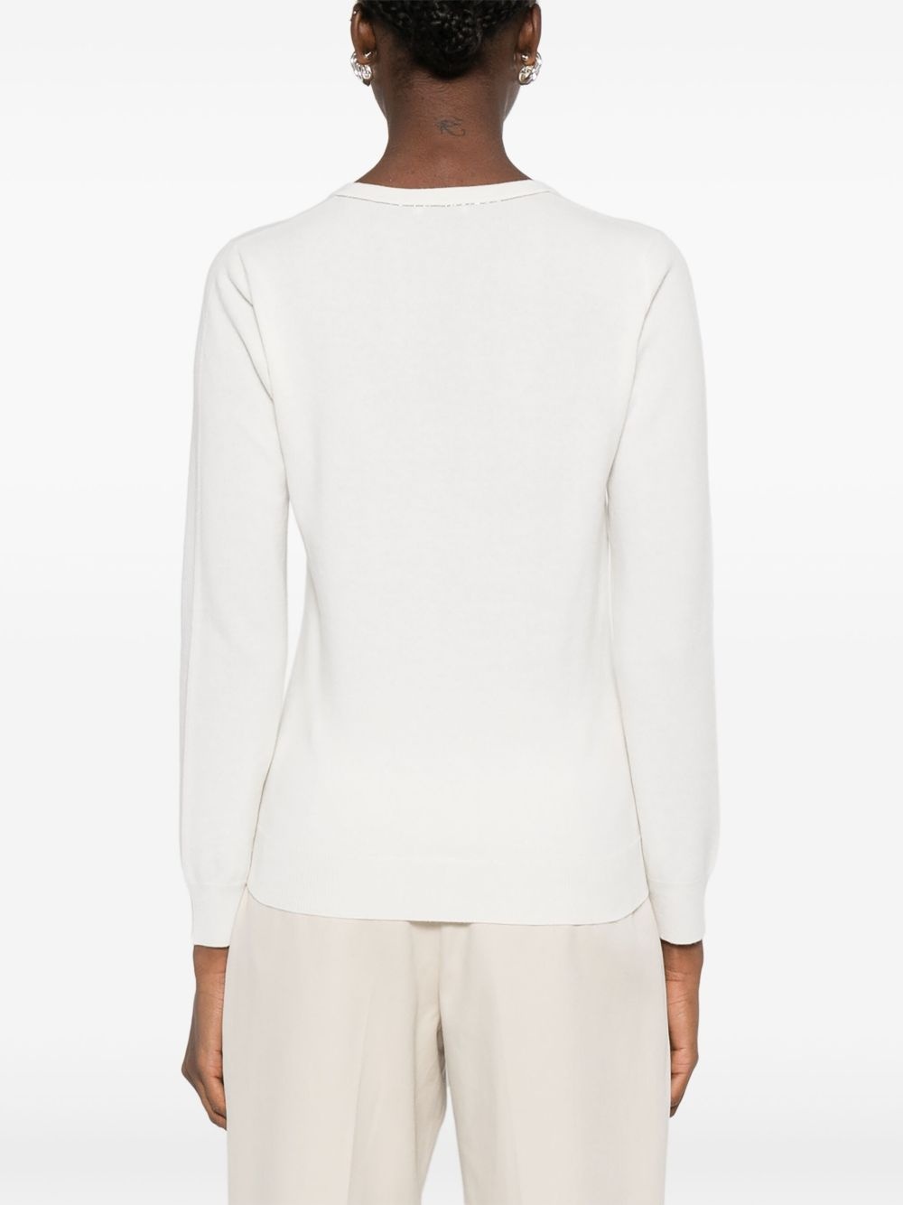 v-neck sweater - 4