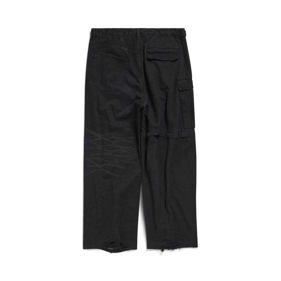 Hybrid Baggy Pants in Black - 6
