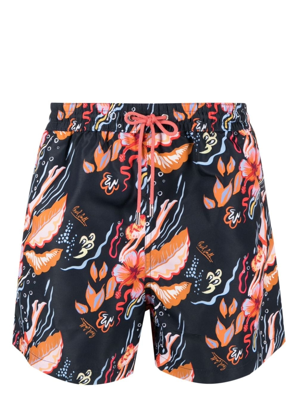 Hawaii floral-printed swimming shorts - 1