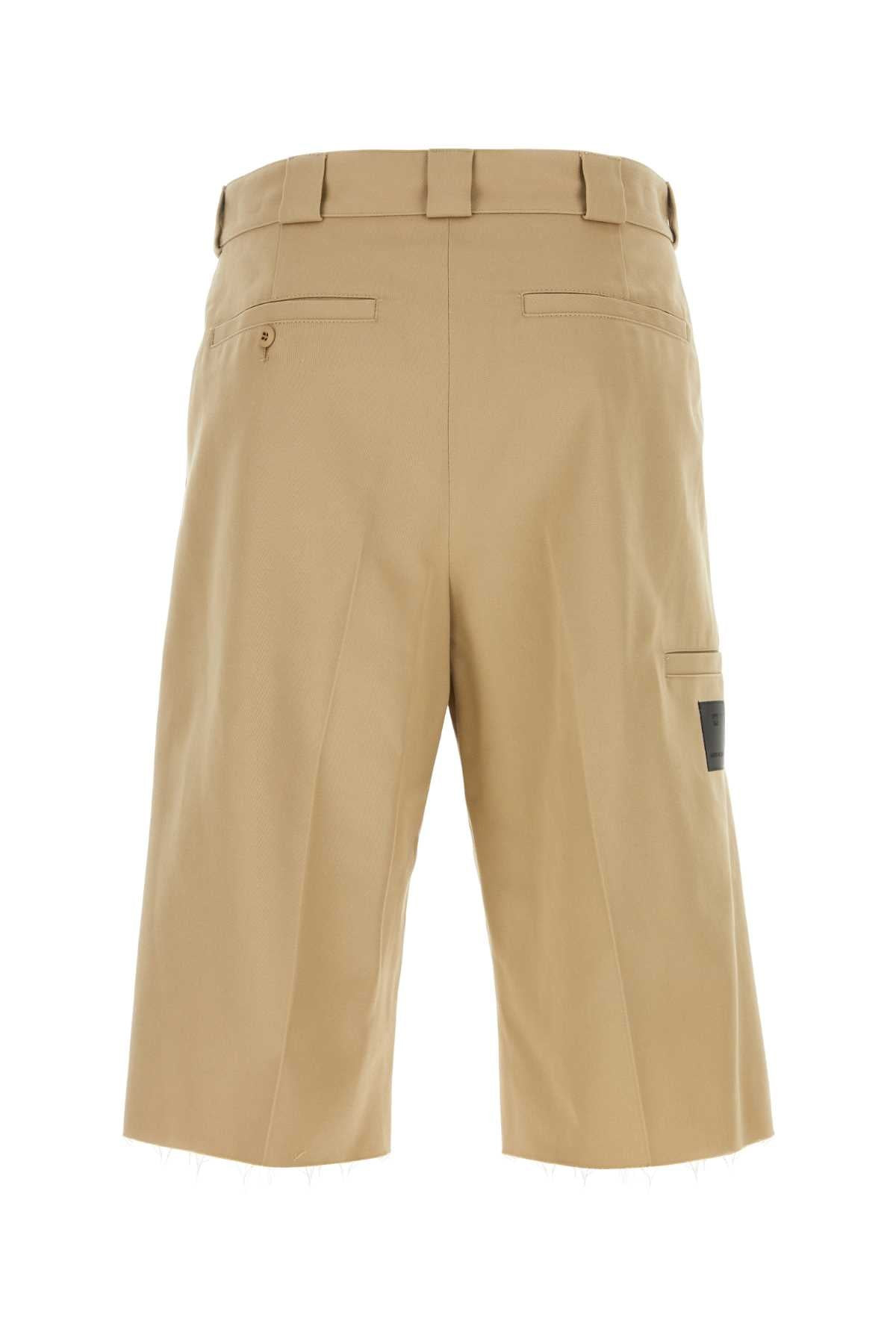 Givenchy Men Cappuccino Polyester Blend Bermuda Shorts - 2