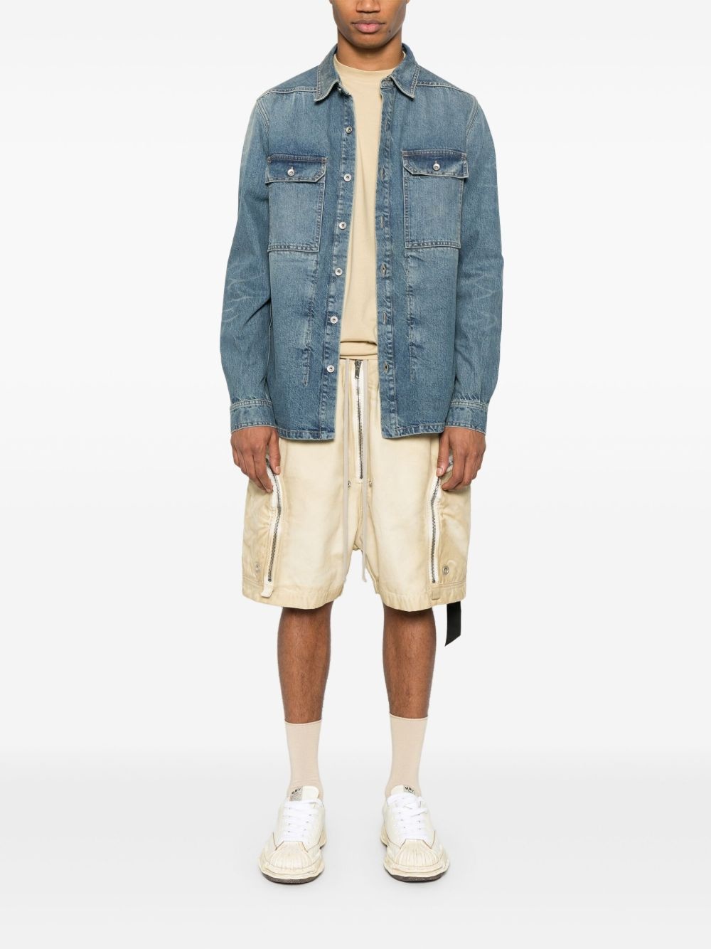 denim outershirt - 2