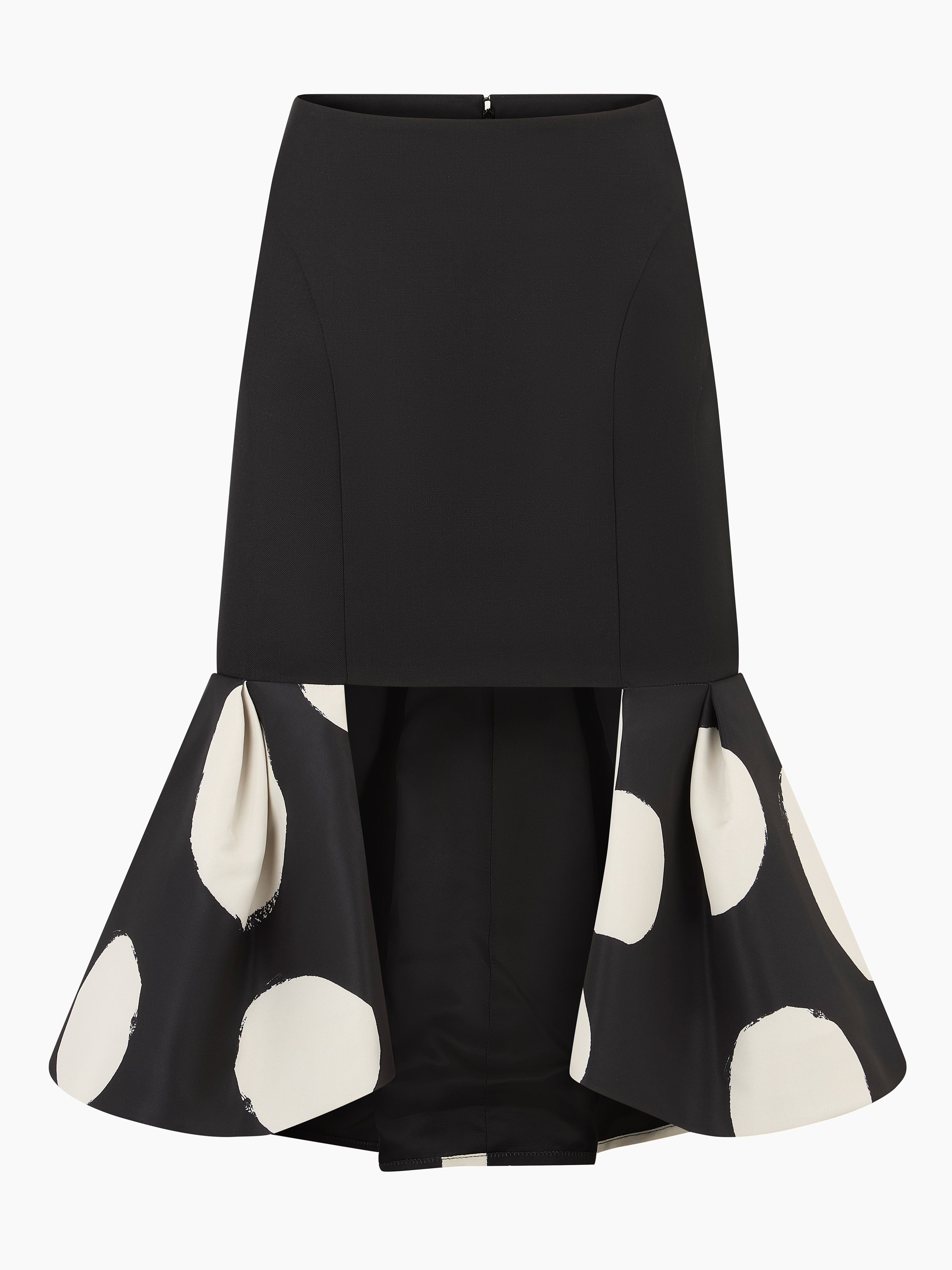 MIDI SKIRT WITH DOUBLE RUFFLES - 5