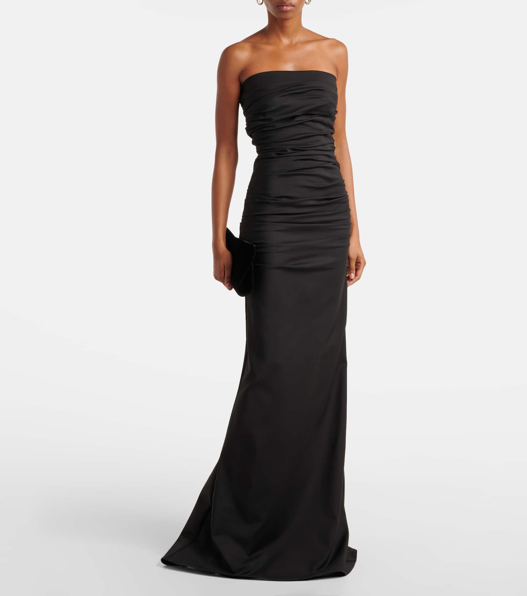 Intoxicate ruched strapless gown - 2