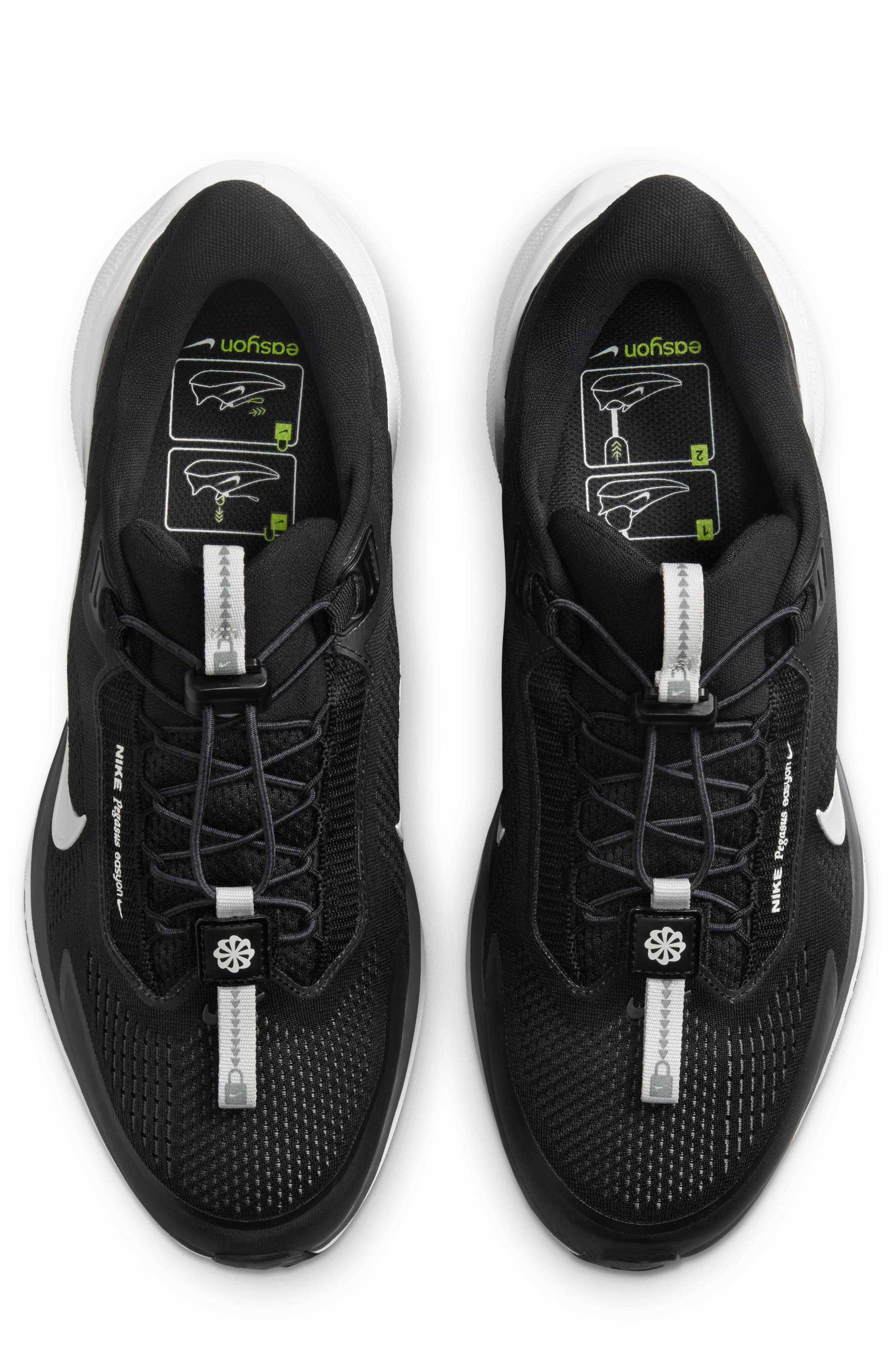 Nike Pegasus EasyOn Running Shoe in Black/Anthracite/Photon Dust at Nordstrom - 3
