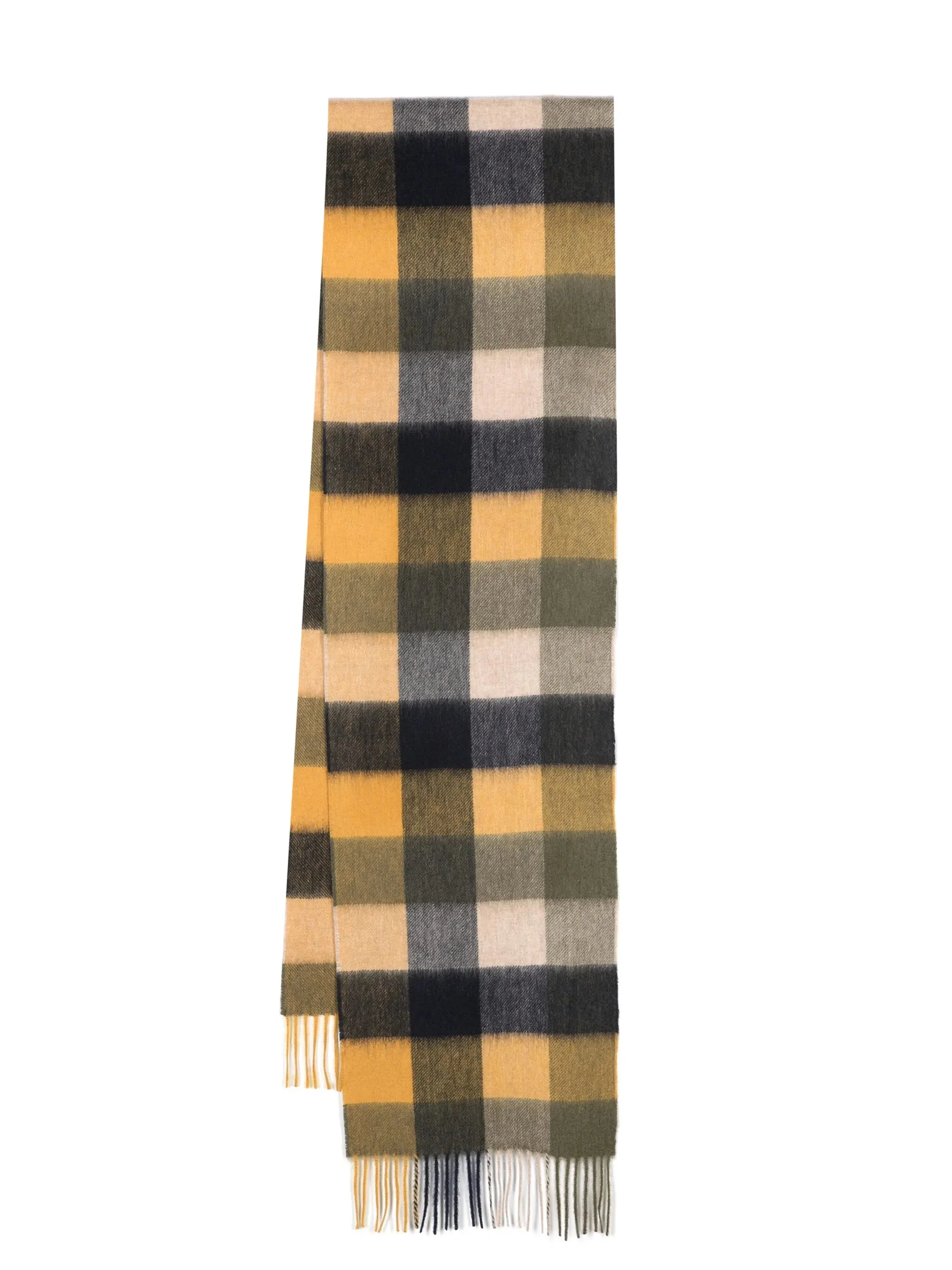 Barbour Brushed-effect Check-plaid Scarf - 1