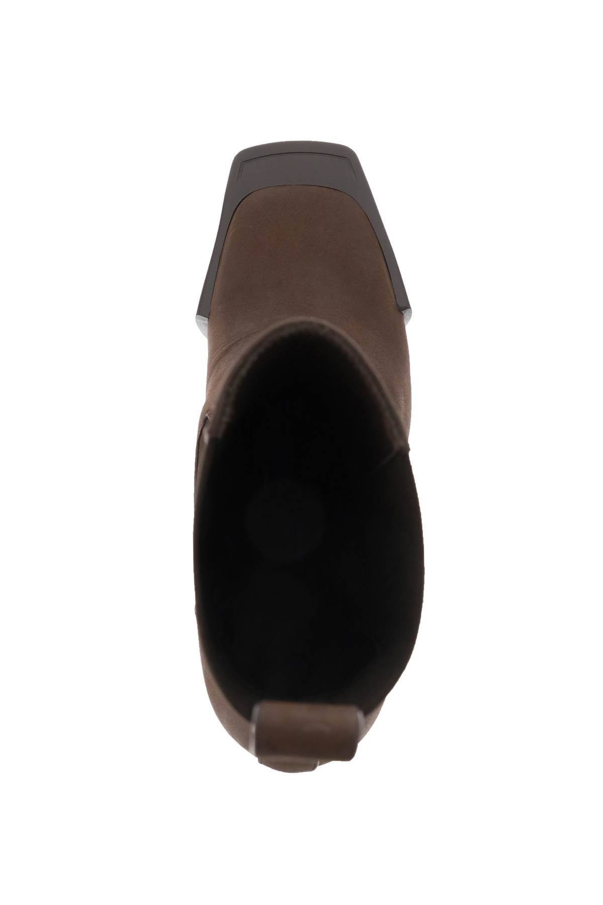 PLATFORM HEELED ANKLE BOOTS - 3