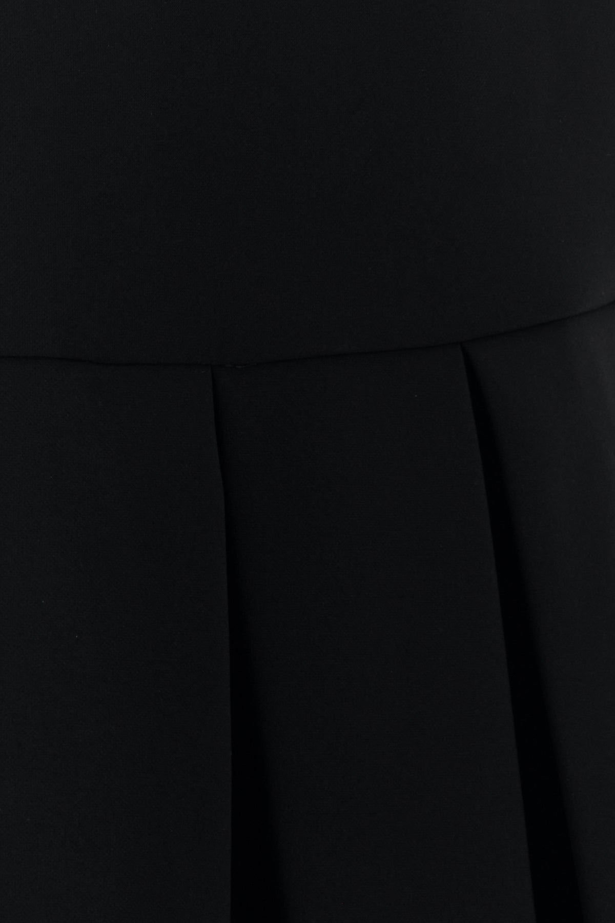 Black stretch twill dress - 3