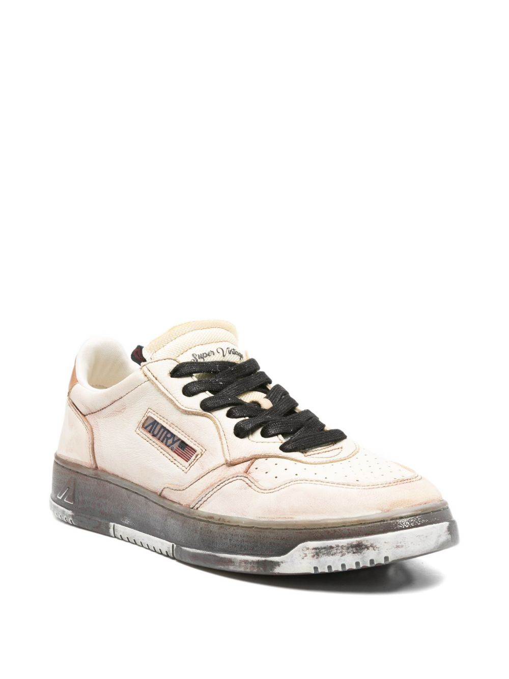 Medalist distressed leather sneakers - 2