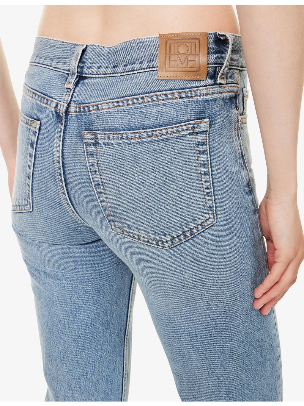 Low Straight-Leg Denim Jeans - 5