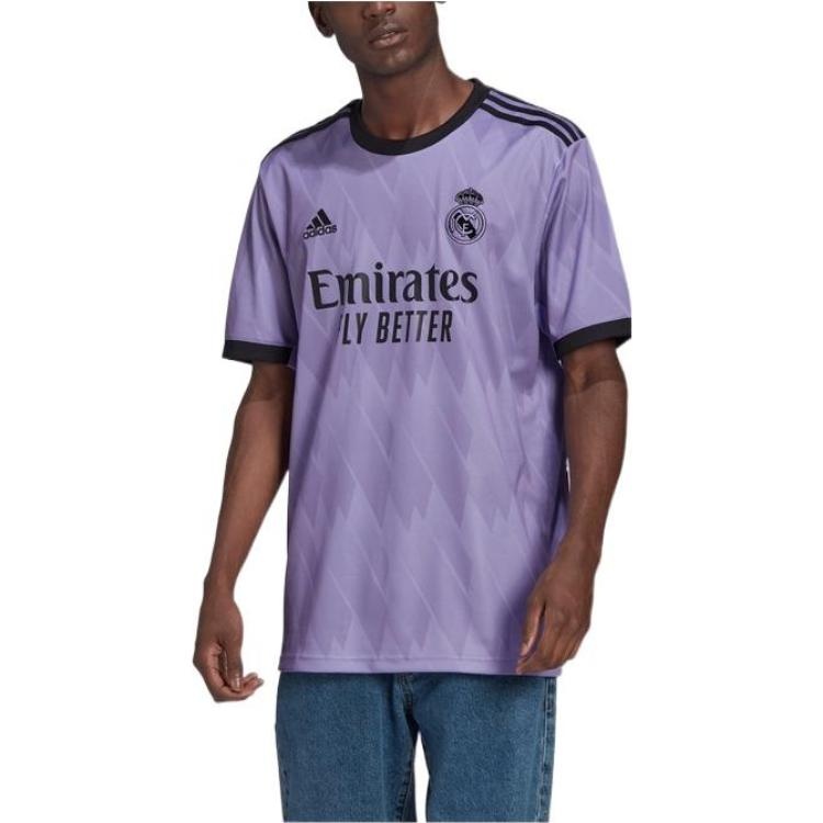 adidas Real Madrid 22/23 Away Jersey 'Light Purple' H18489 - 4