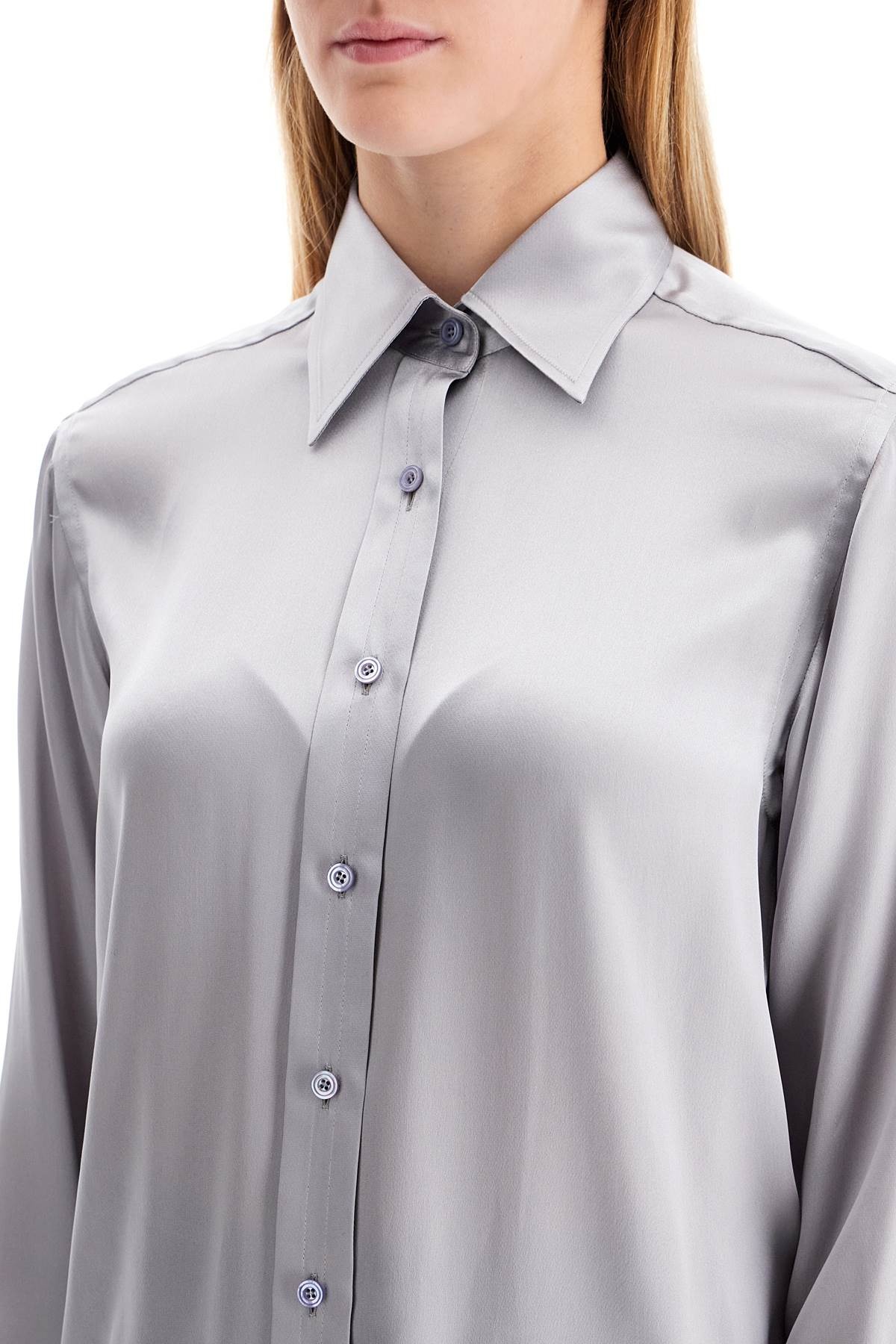 Camicia In Raso Di Seta - 3