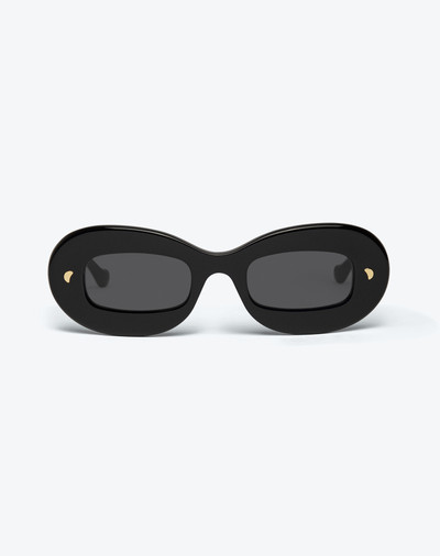Nanushka GIMMA - Oval-frame sunglasses - Black outlook
