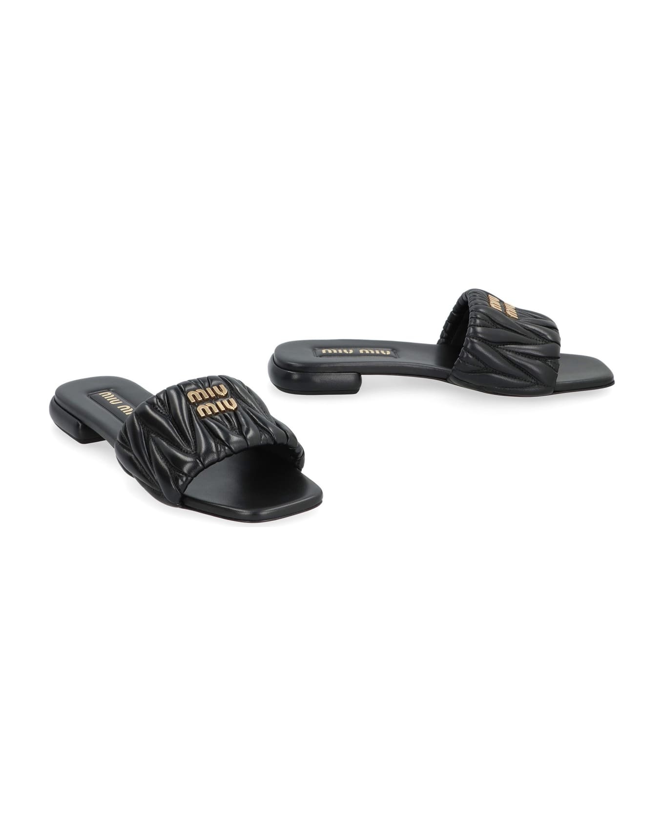 Leather Slides - 3