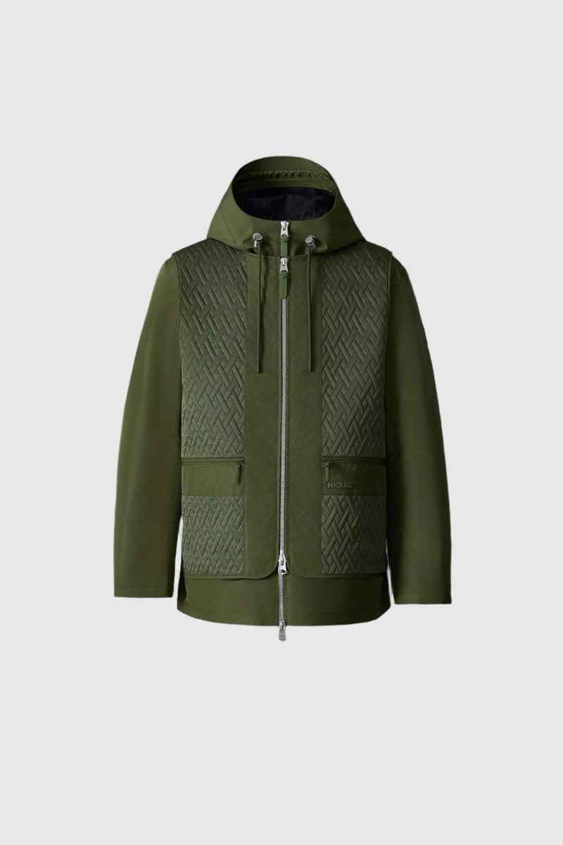 MACKAGE DIEGO 3-in-1 Quilted Rain Jacket outlook