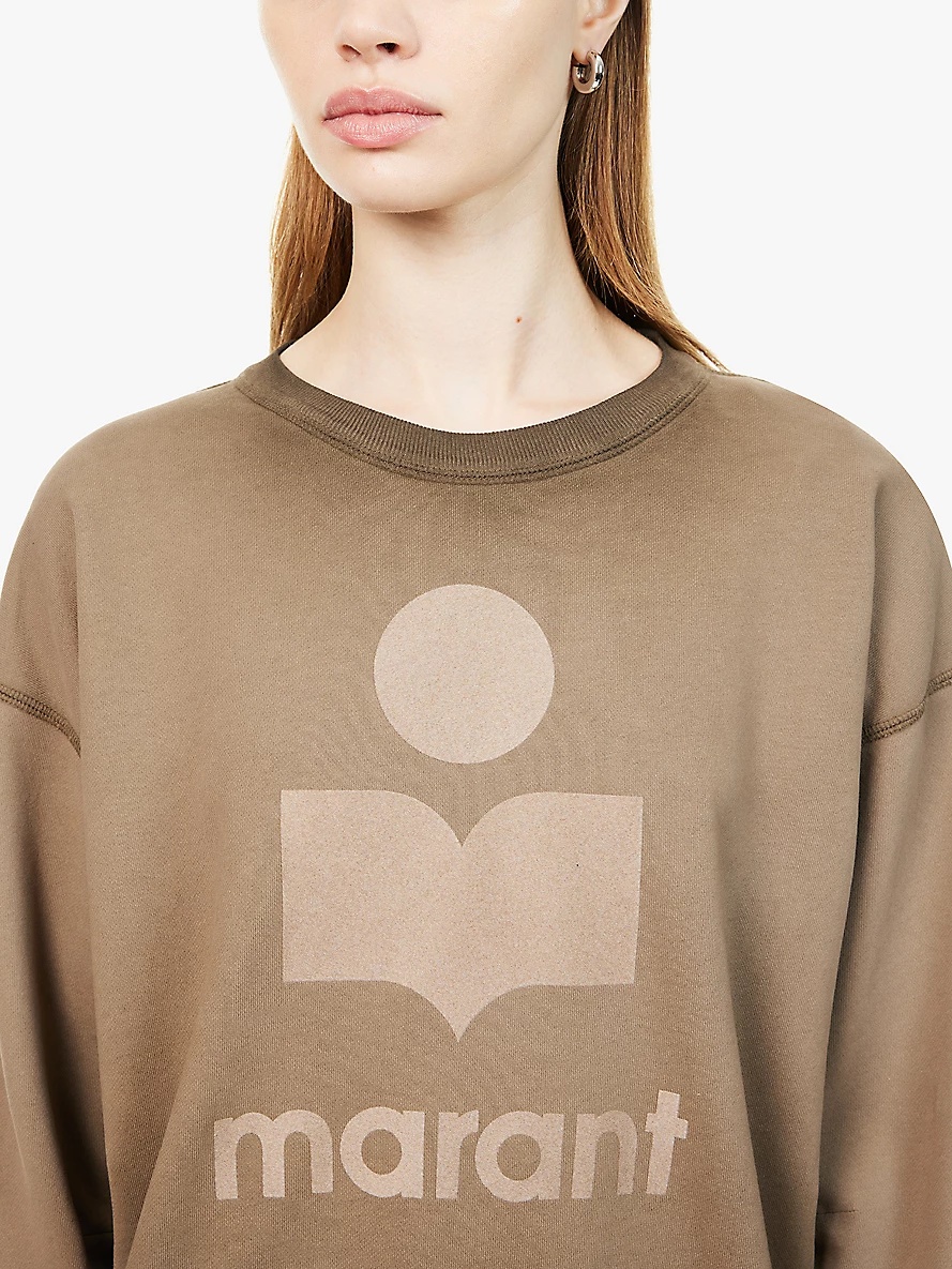 Mobyli logo-print cotton-jersey sweatshirt - 5