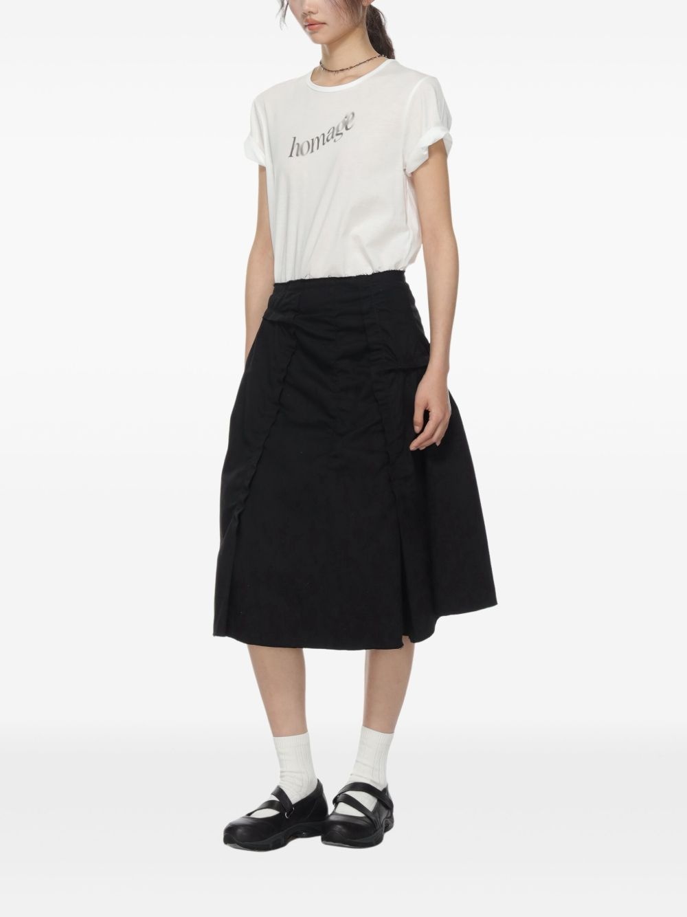 cropped T-shirt - 3