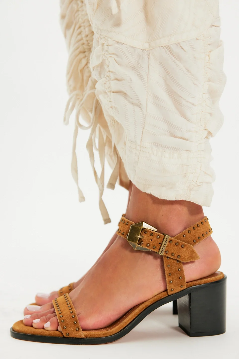 Buckle Up Block Heels - 1
