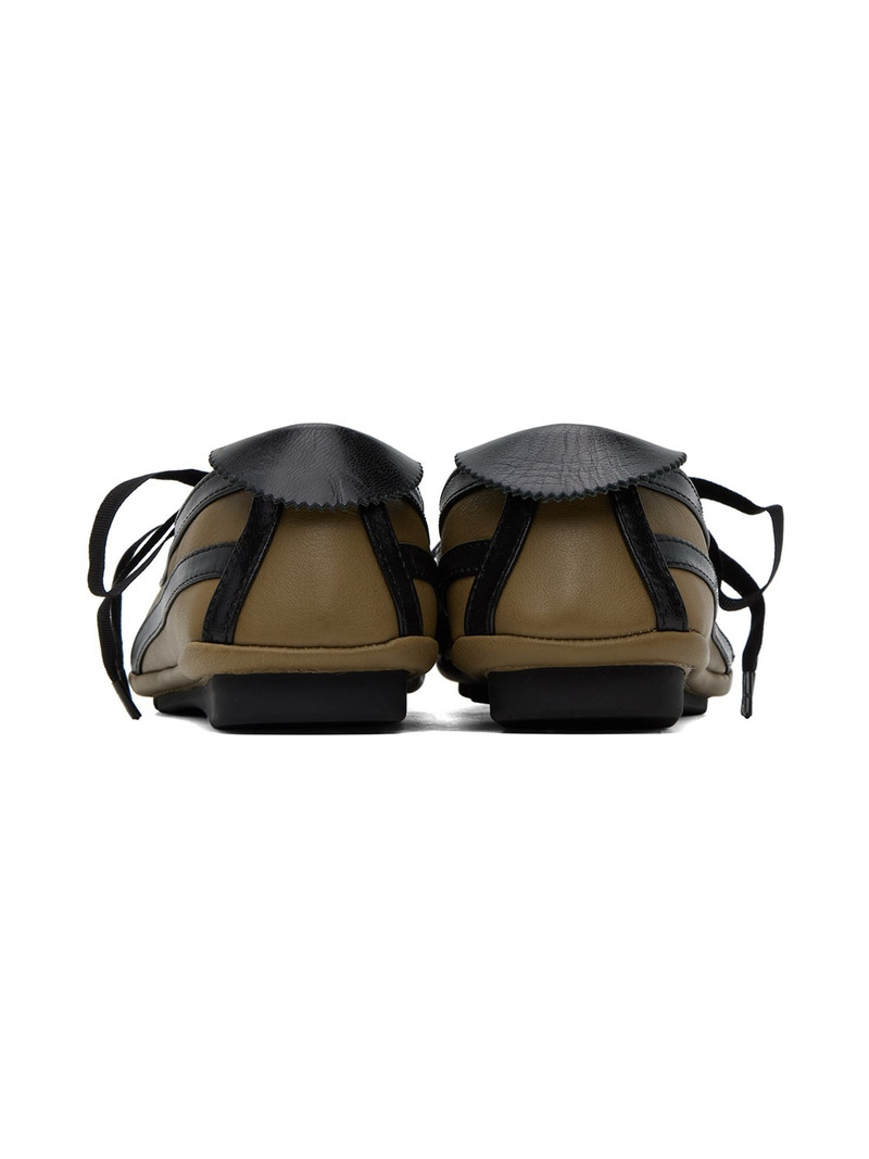 Khaki Leila Hybrid Ballerina Flats 2