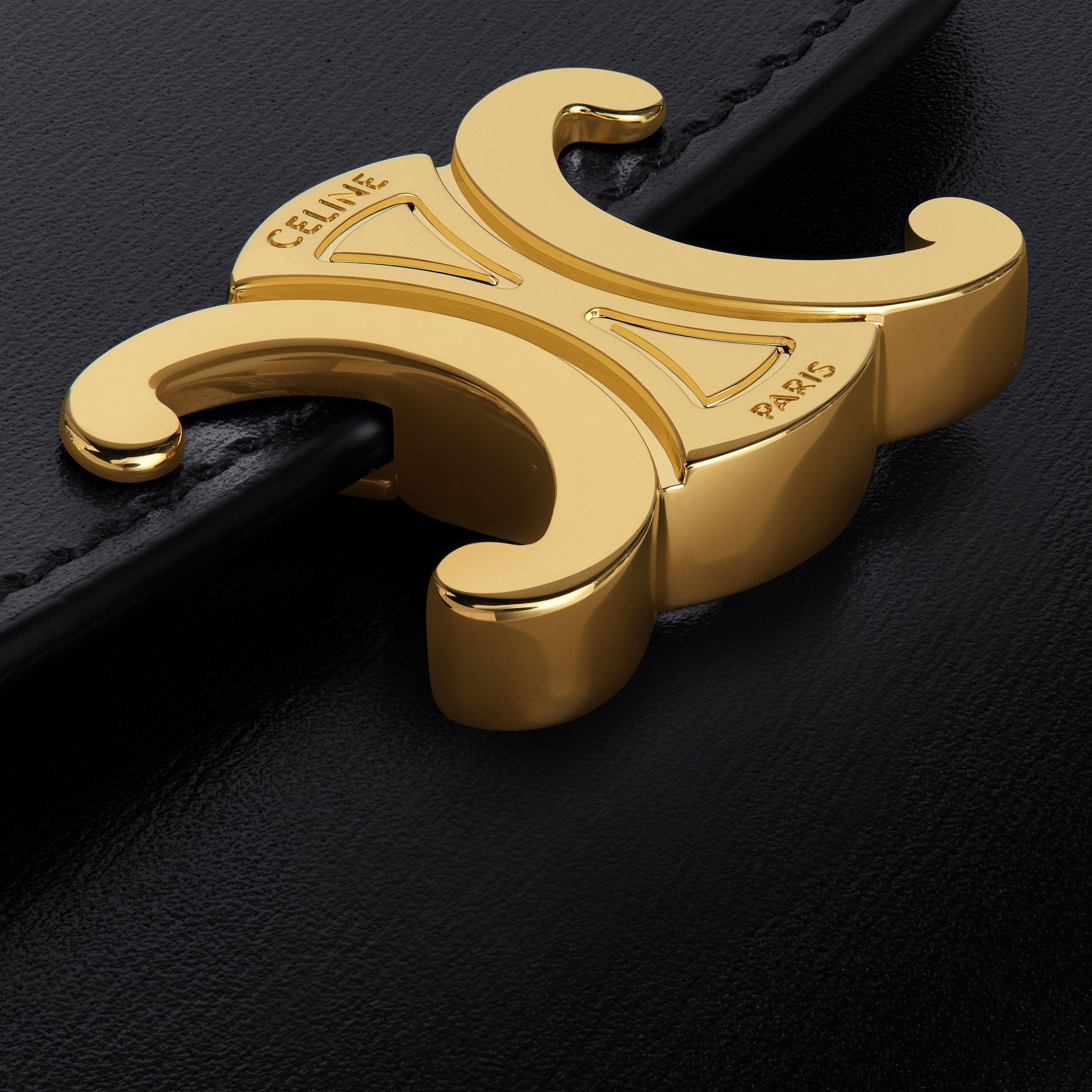 Small Wallet TRIOMPHE in Shiny calfskin - 5