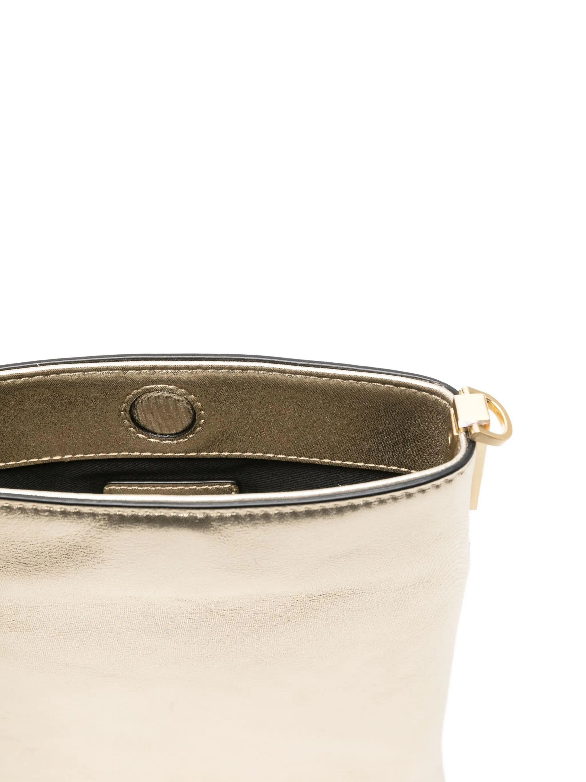Pinko Metallic-effect Leather Cross Body Bag - 3