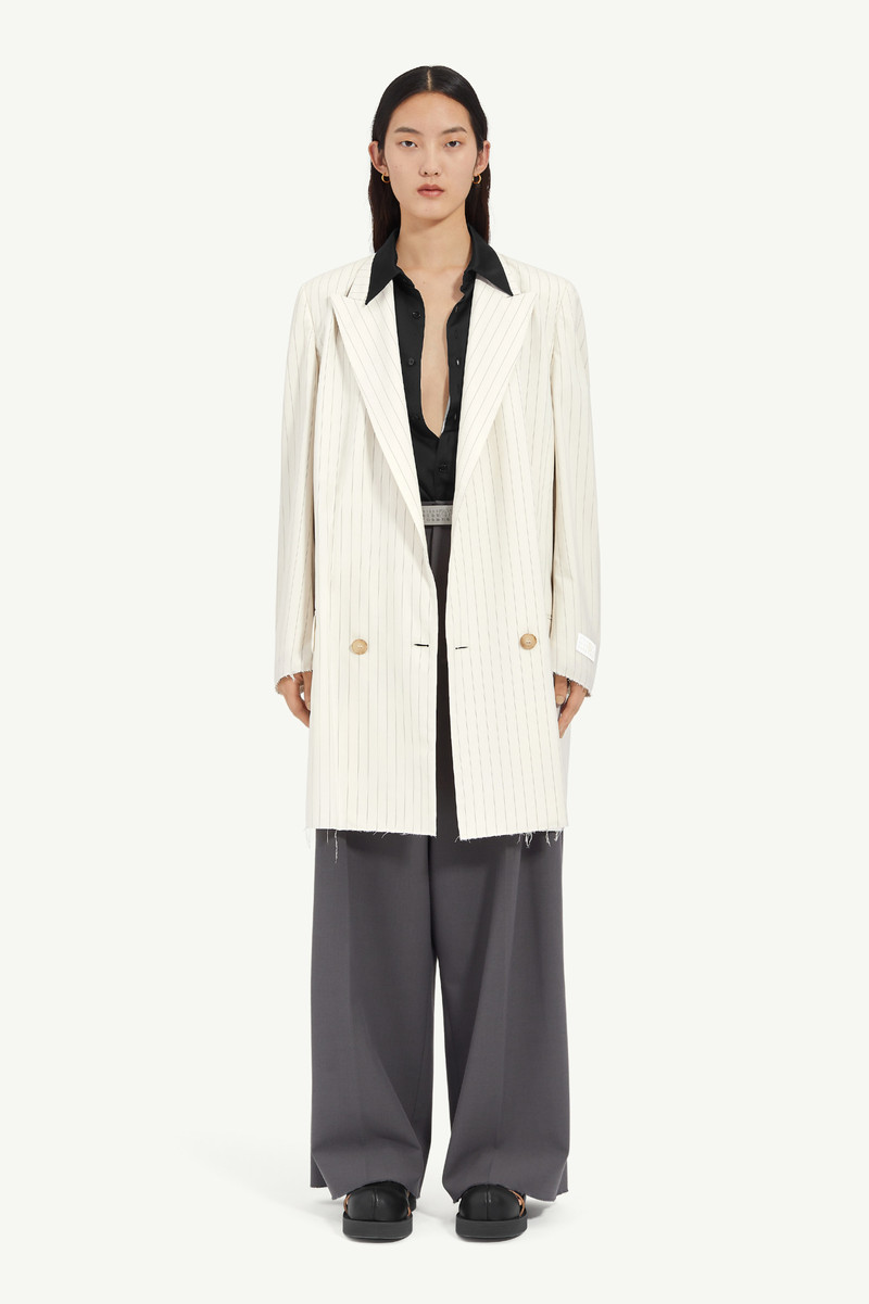 MM6 Maison Margiela Stripy Poly Suit Jacket outlook