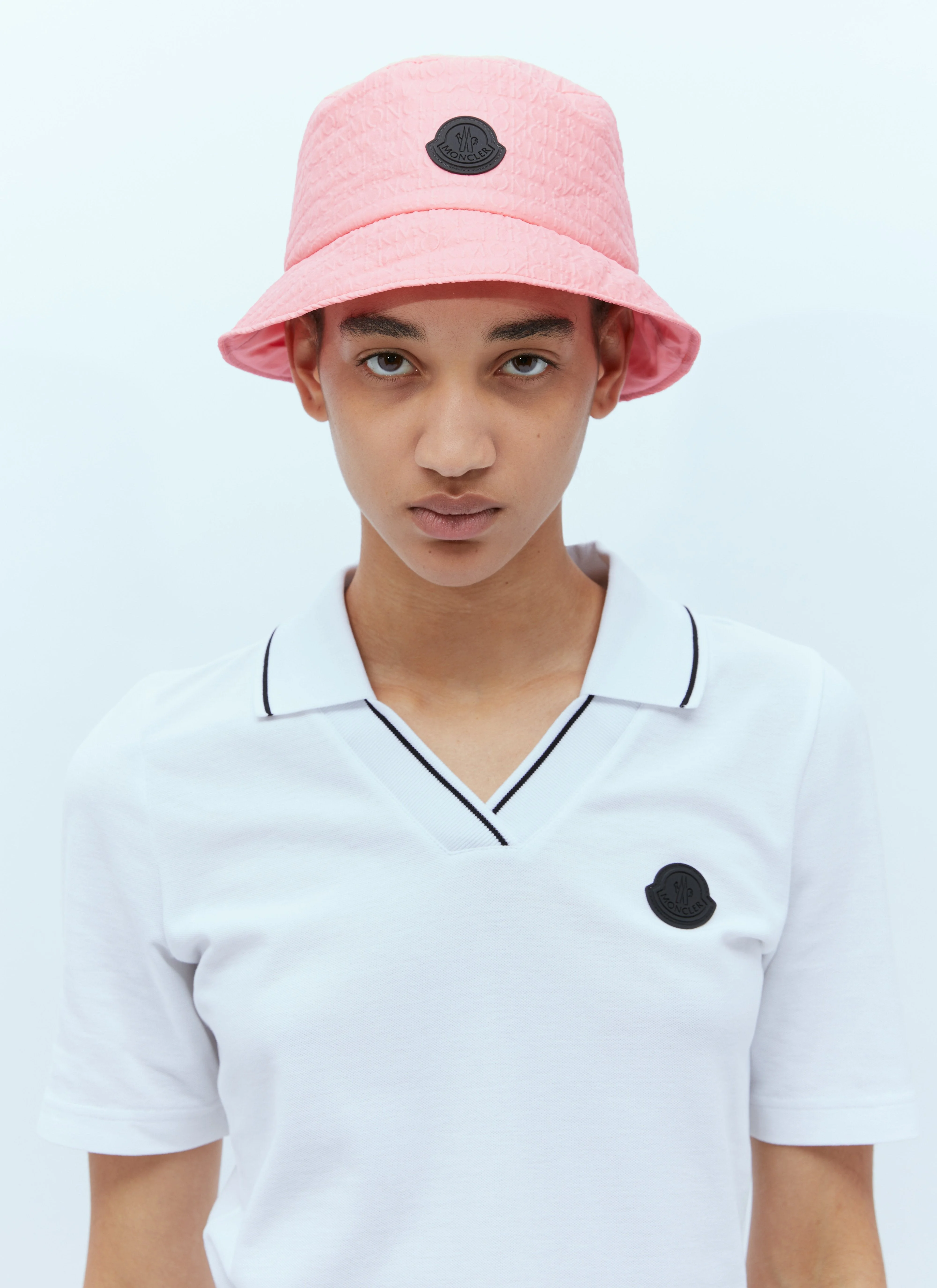 Moncler Women Logo Patch Bucket Hat - 1