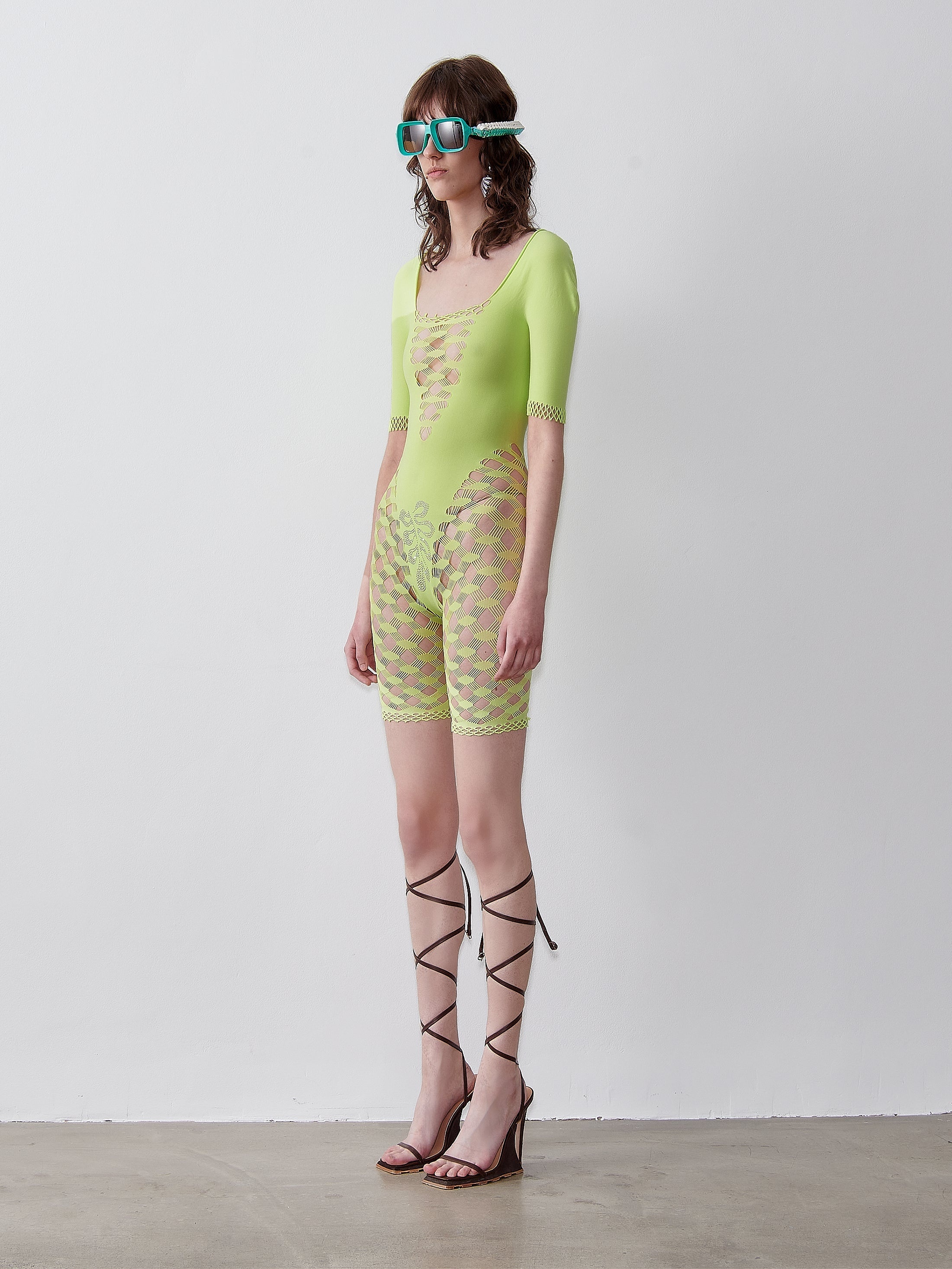 SHELLY PLAYSUIT MIDORI SOUR - 3