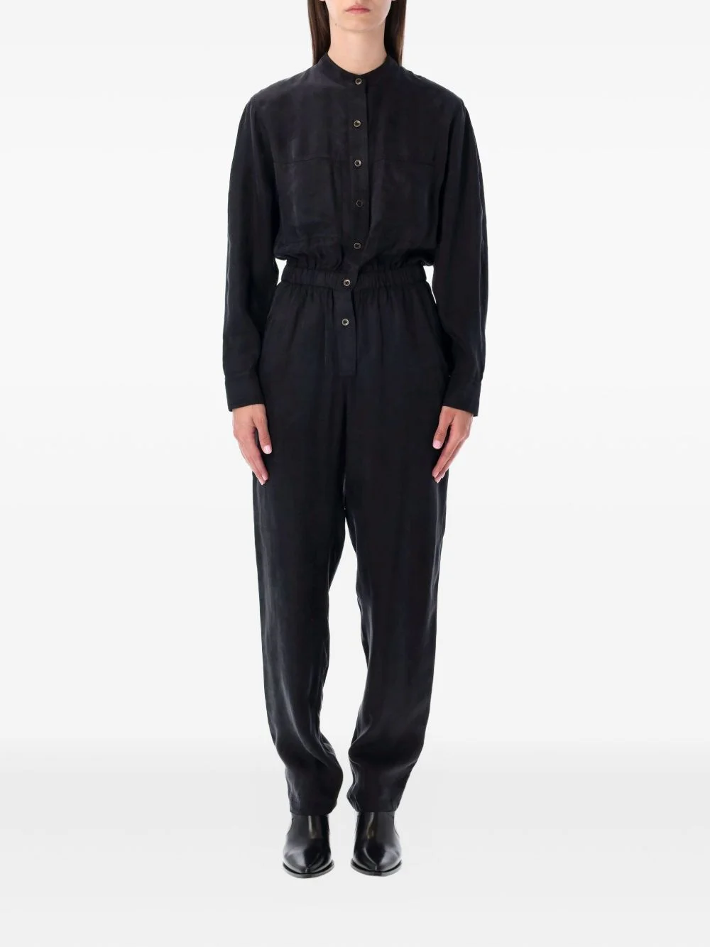 Zully button-fastening pocket jumpsuit - 1