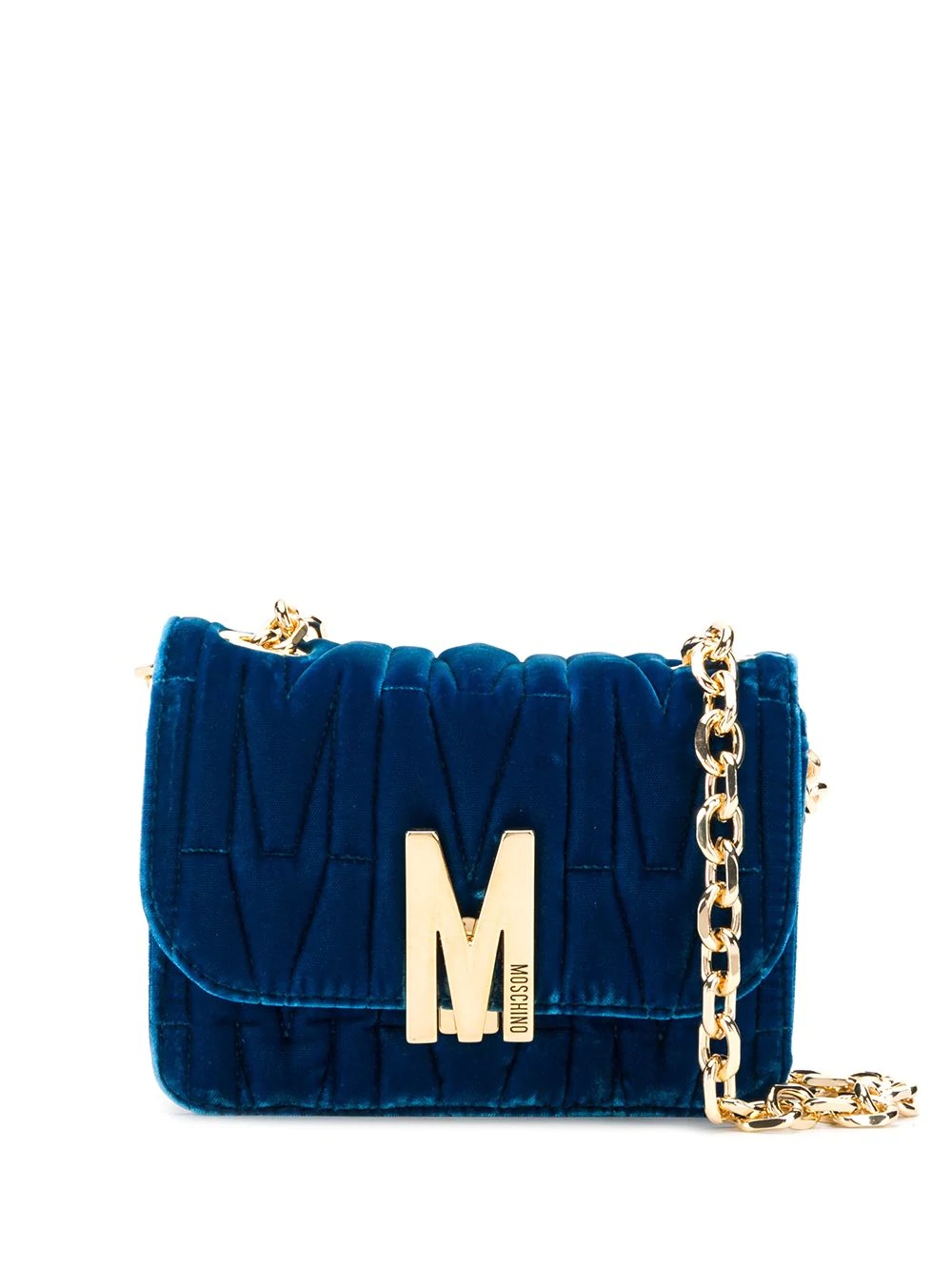 monogram quilted shoulder bag - 1