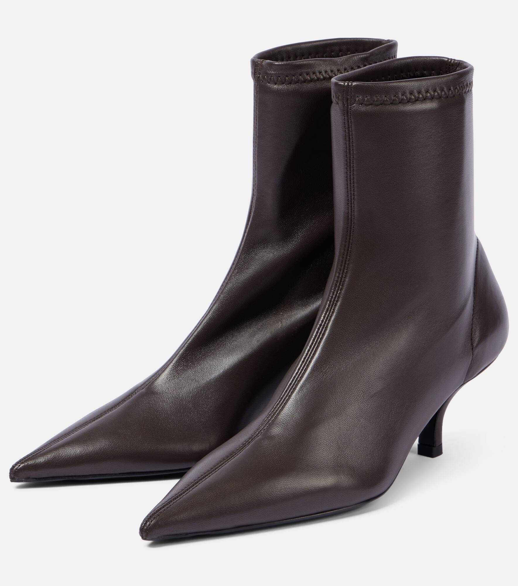 Leather sock boots - 4