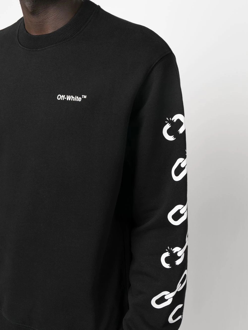 chain-link Arrow sweatshirt - 5