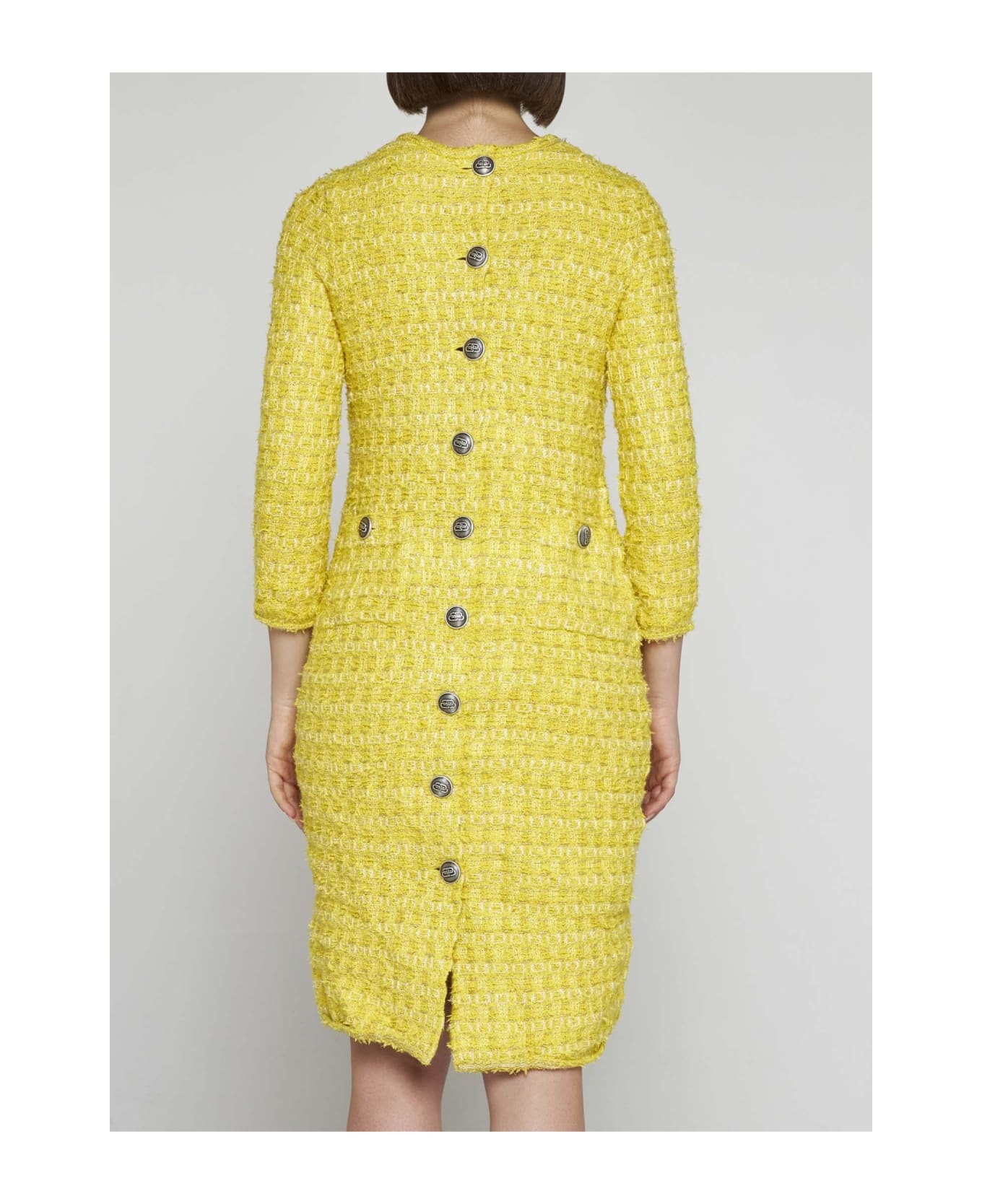 Wool-blend Boucle Dress - 3