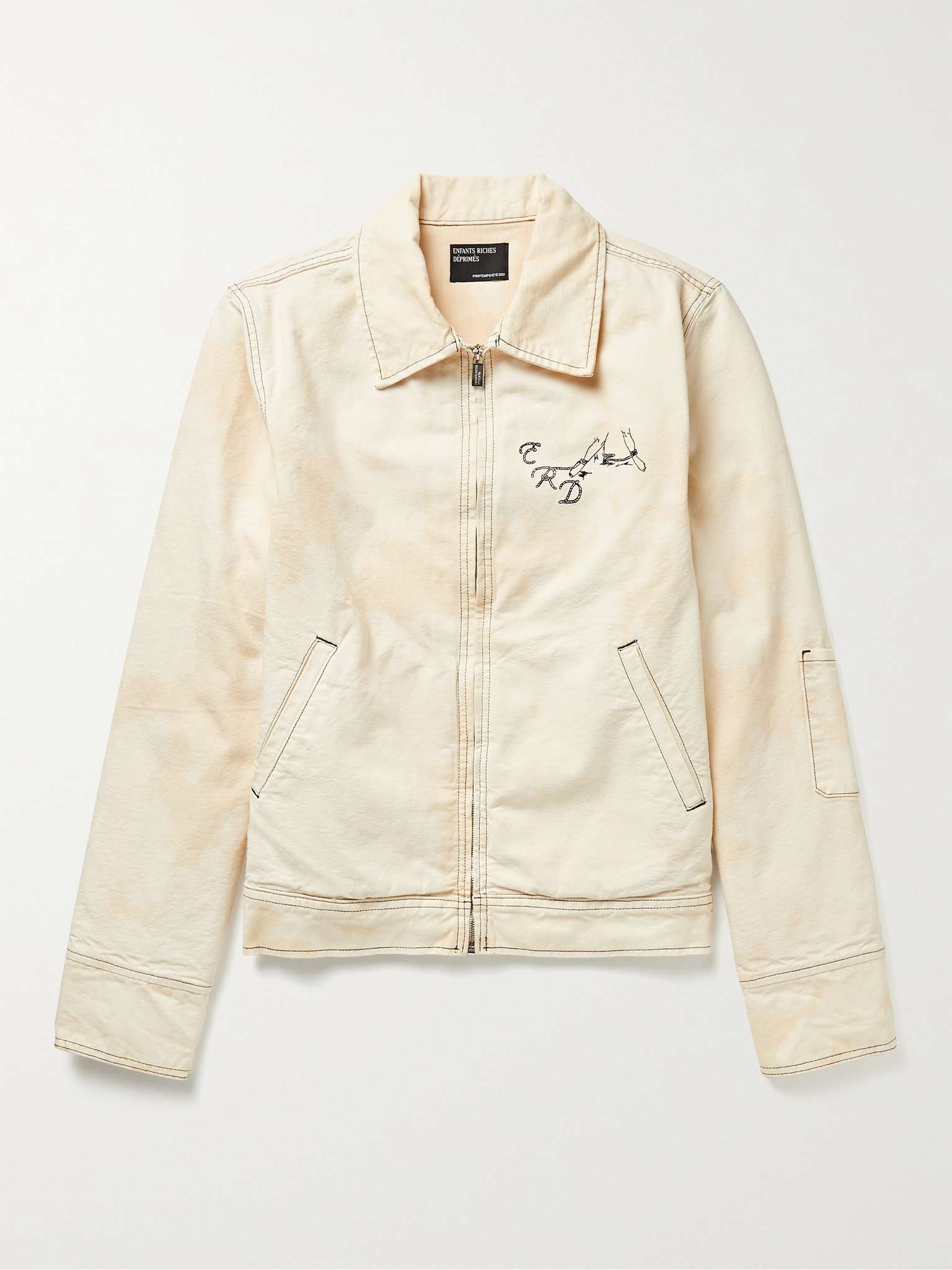 Embroidered Cotton-Canvas Jacket - 1