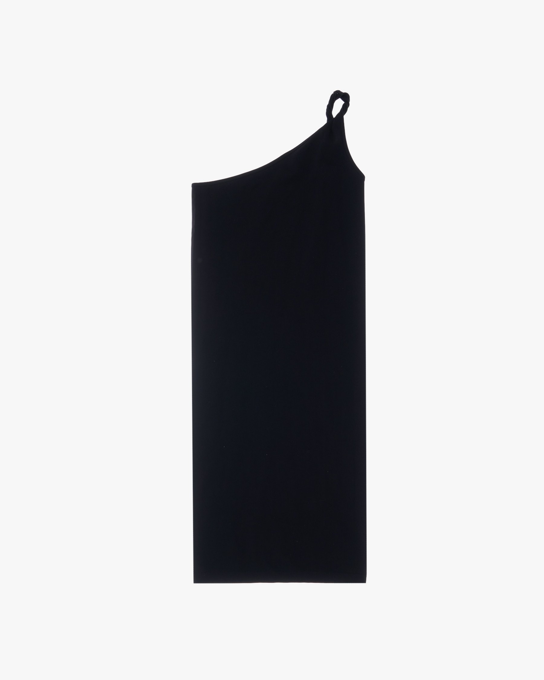 TWISTED ONE-SHOULDER DRESS - 1