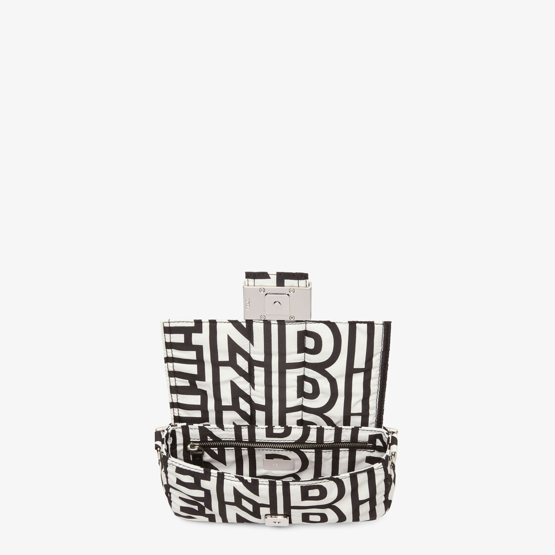Two-tone nylon Fendi Roma Capsule pouch - 4