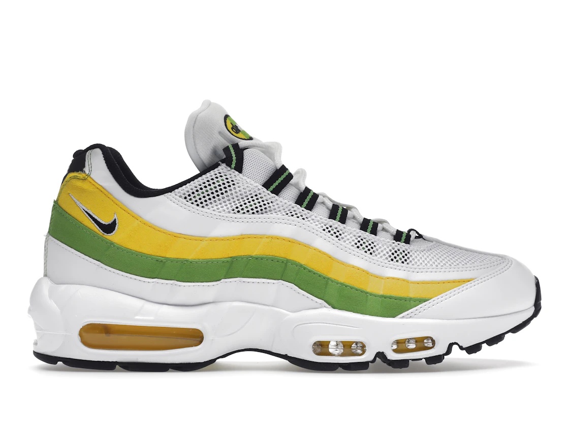 Nike Air Max 95 Essential White Green Apple Tour Yellow - 1
