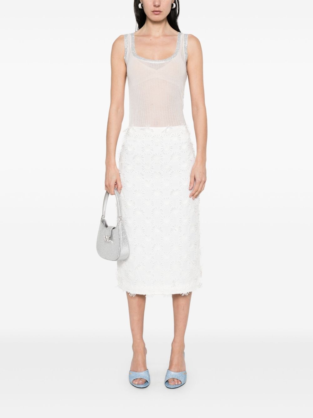ribbed-knit tank top - 2