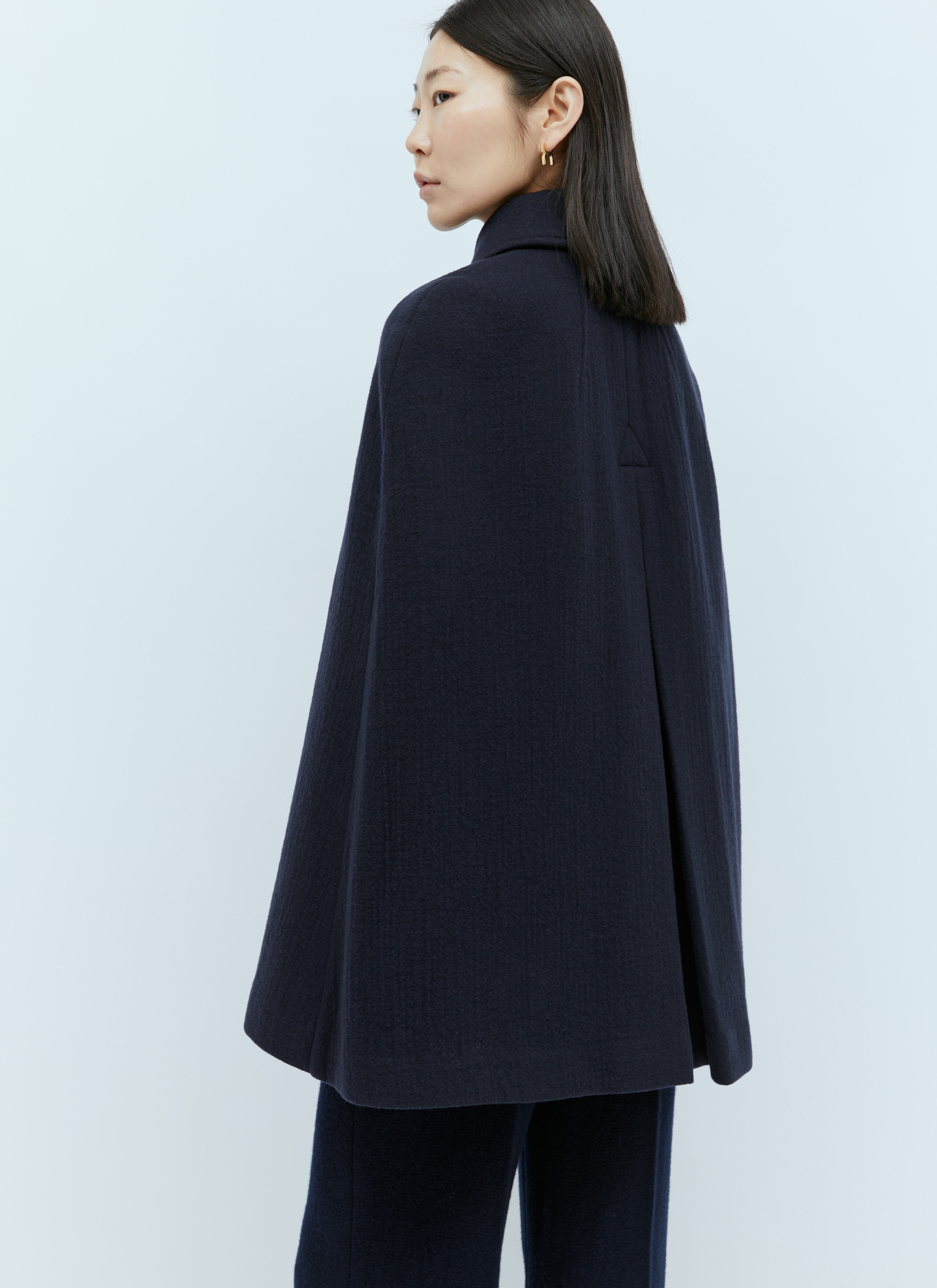 Short Cape Coat - 5