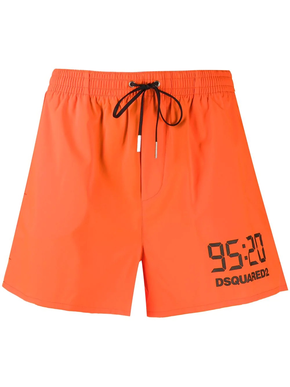 time logo-print swim shorts - 1