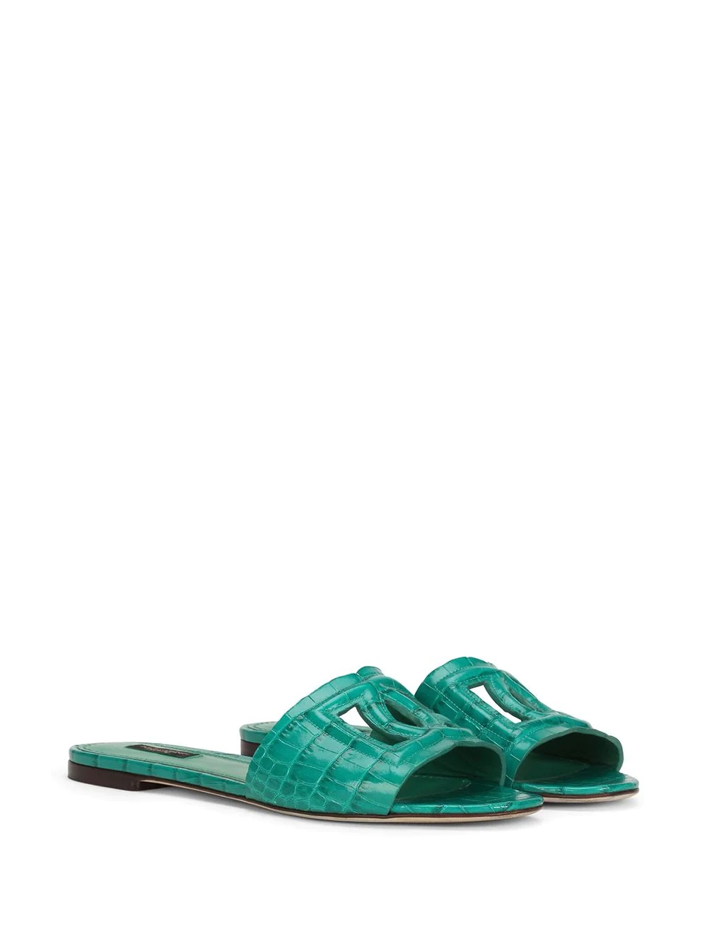 logo-embossed mule sandals - 2