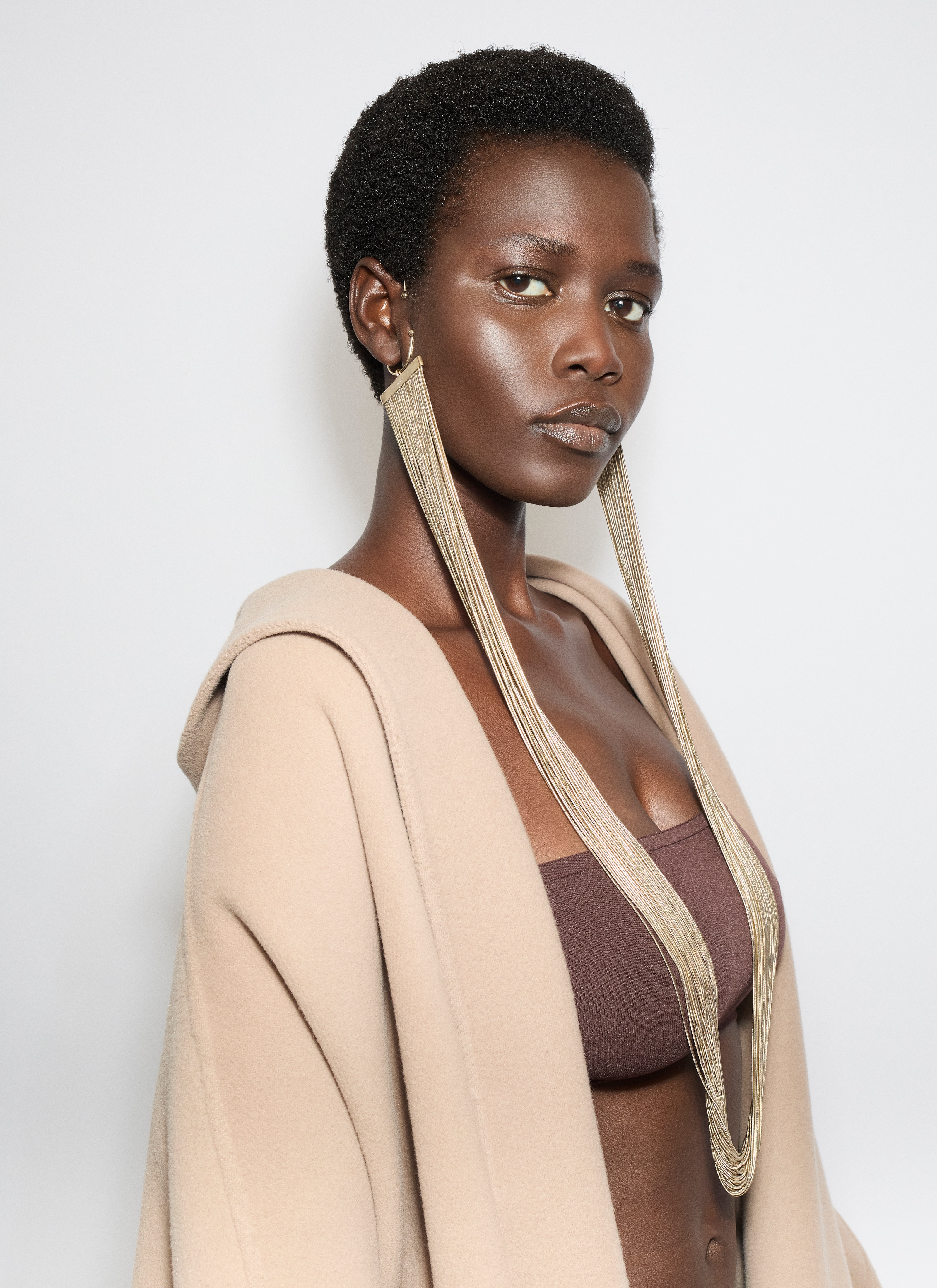CASHMERE-BLEND HOODED CAPE - 6