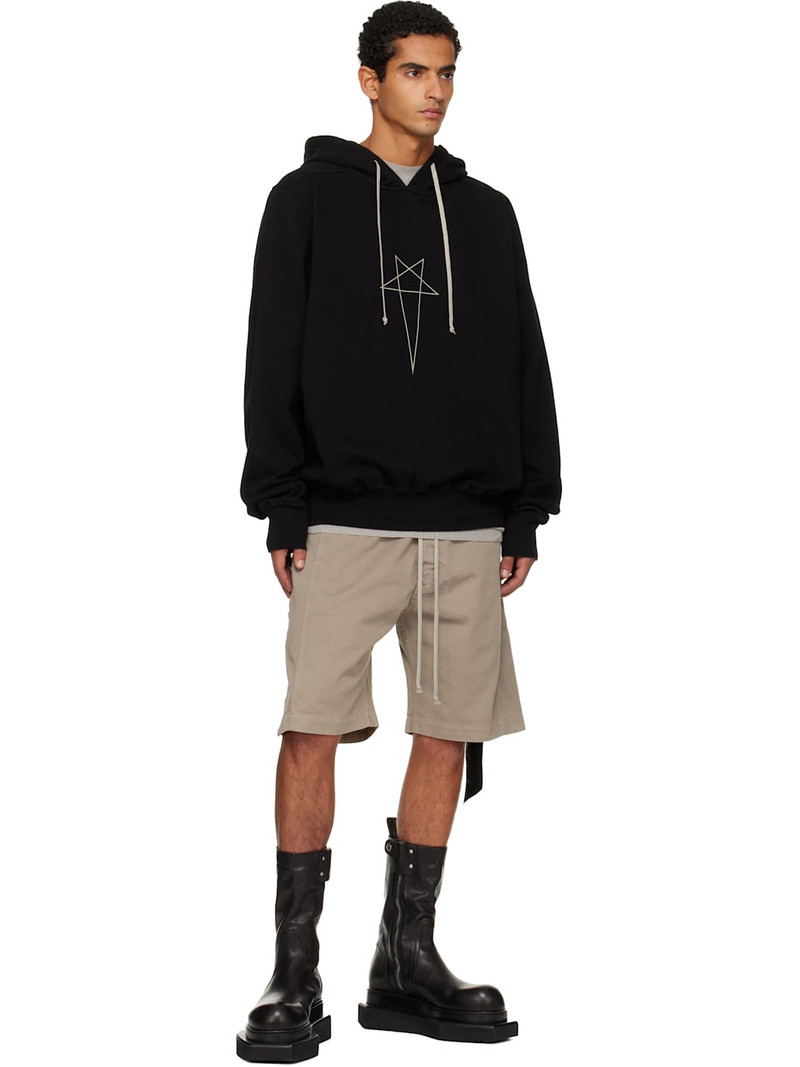 Rick Owens DRKSHDW Taupe Concordians Pusher Shorts outlook