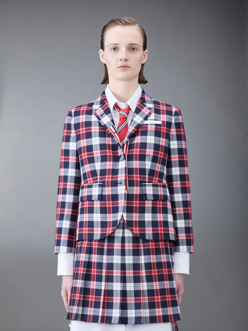 Tartan Twill High Armhole Sport Coat 1