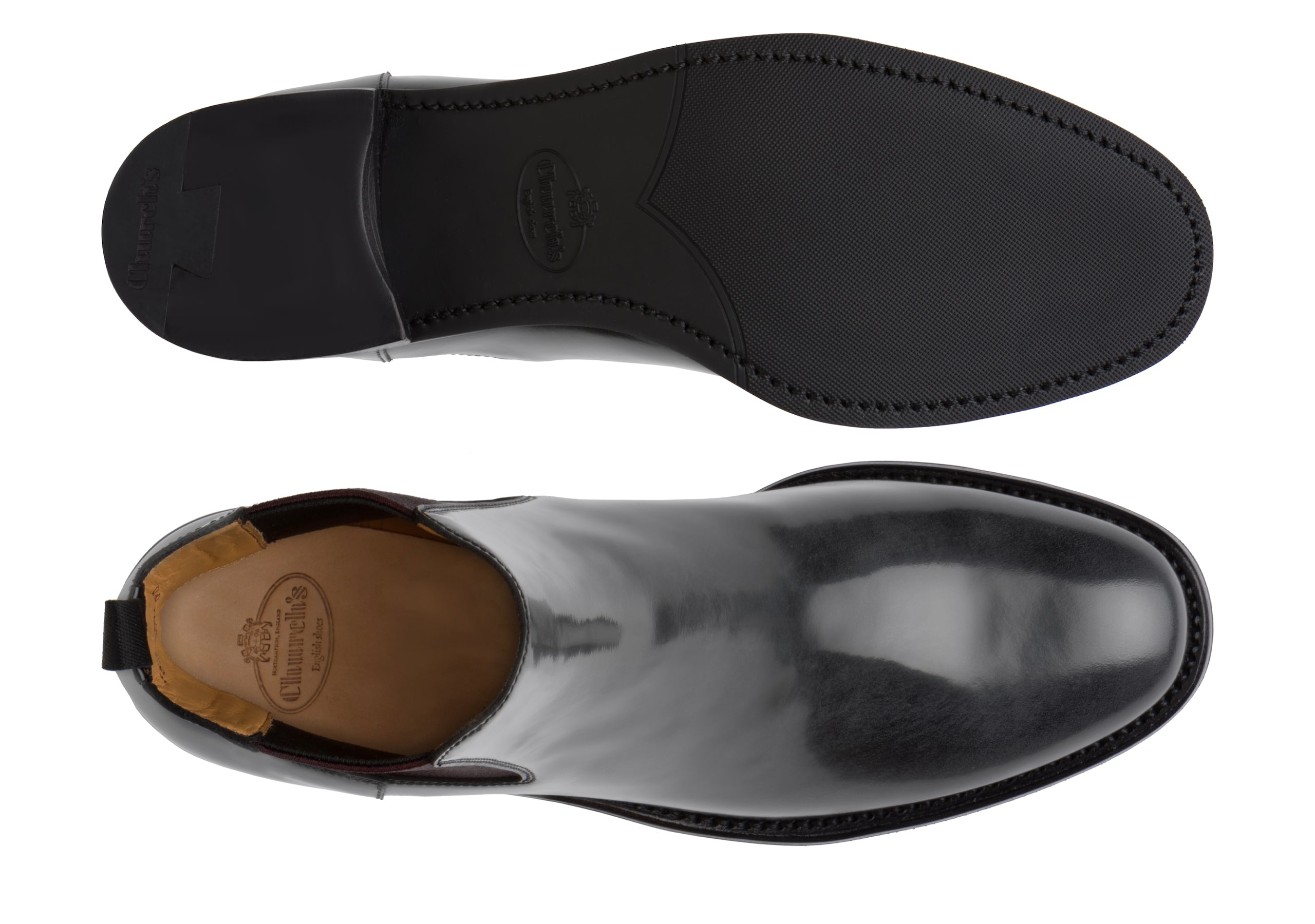 Monmouth 40
Polished Fumè Chelsea Boot Asphalt - 3
