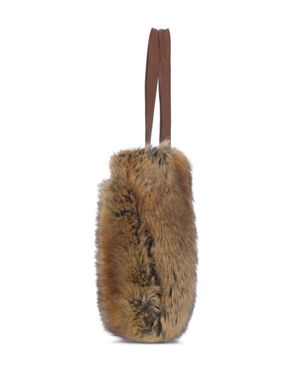 faux-fur tote bag - 4